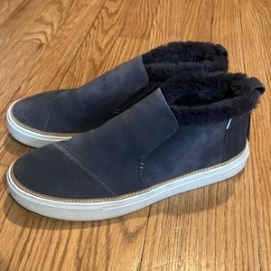 TOMS Womens Paxton Slip On Sneakers Shoes Casual - Grey